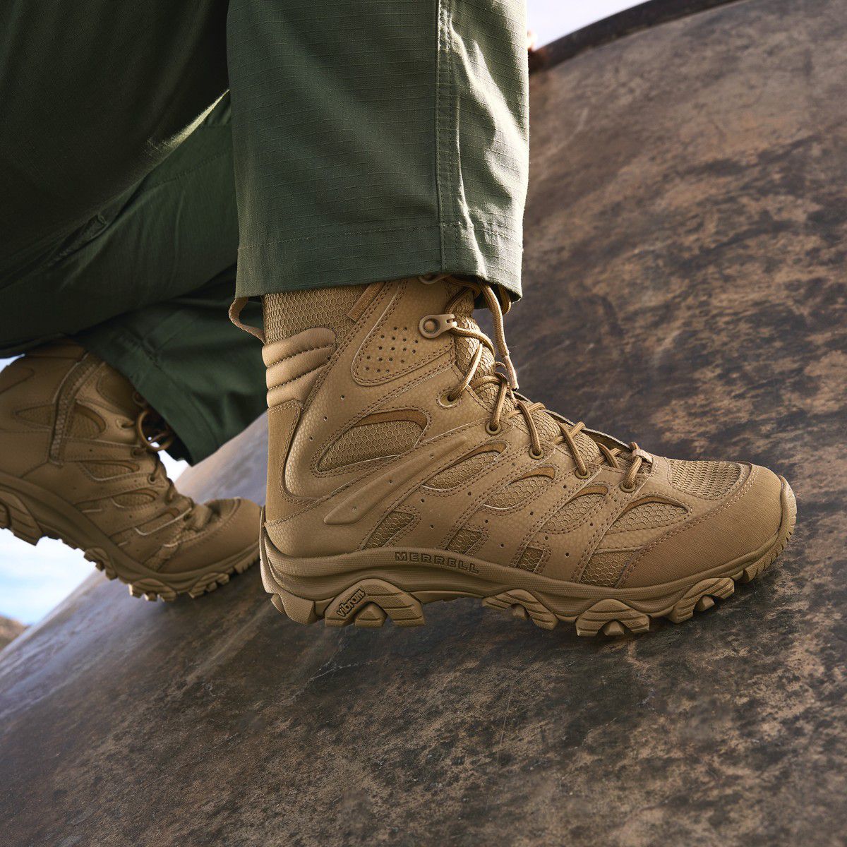 Mens Moab 3 8" Tactical Zip Waterproof Boot