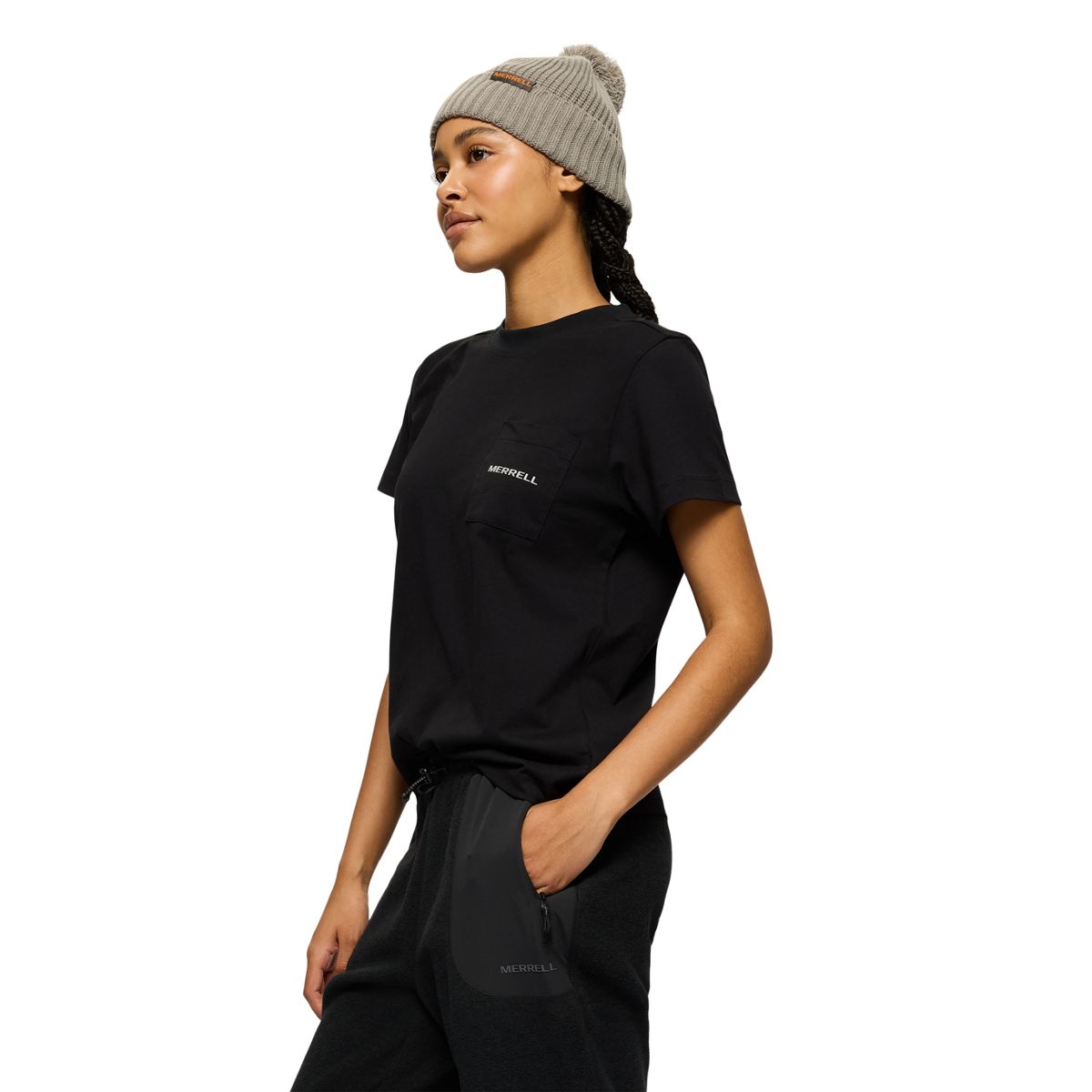 Womens Relaxed Pocket Short Sleeve Tee - Short Sleeves