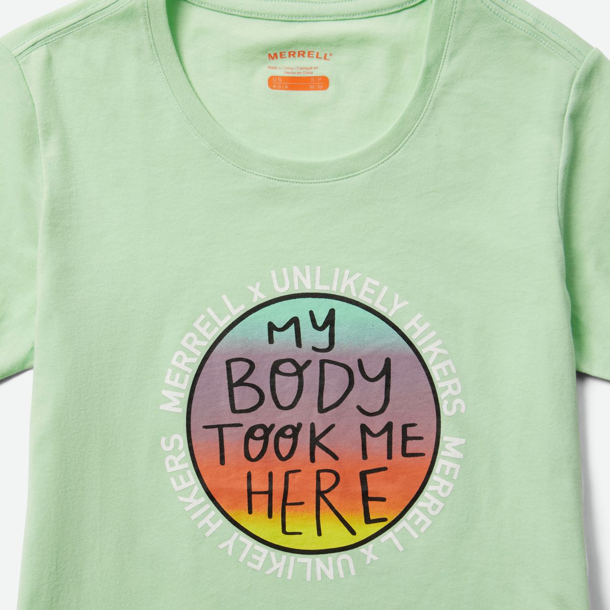 Womens Unlikely Hikers X Merrell Short Sleeve Tee
